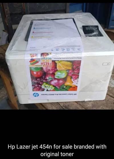 HP printer 454n original tuneer ke sath he
