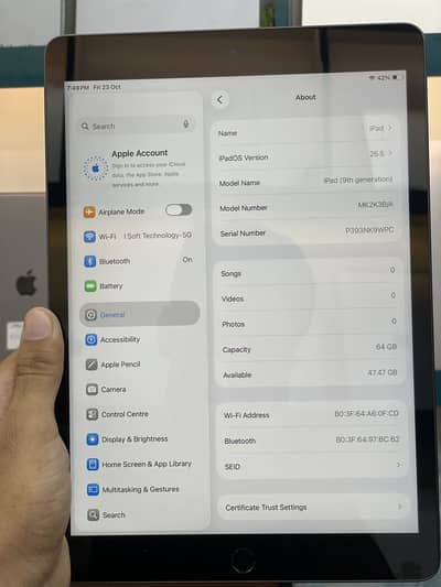 IPAD 9th gen 64GB QTY available 10/10 condition