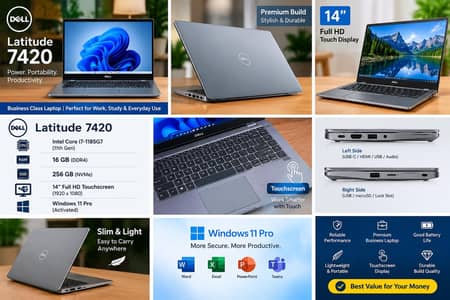 Dell Latitude 7420. Touch