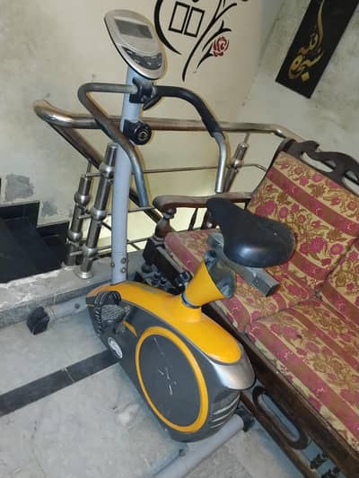 Gym  cycle with digital meter