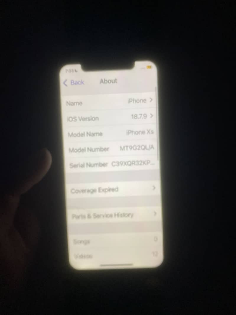Apple iPhone XS 7