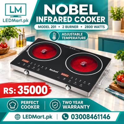 NOBEL infrared cooker model 202 for perfect cooking imported