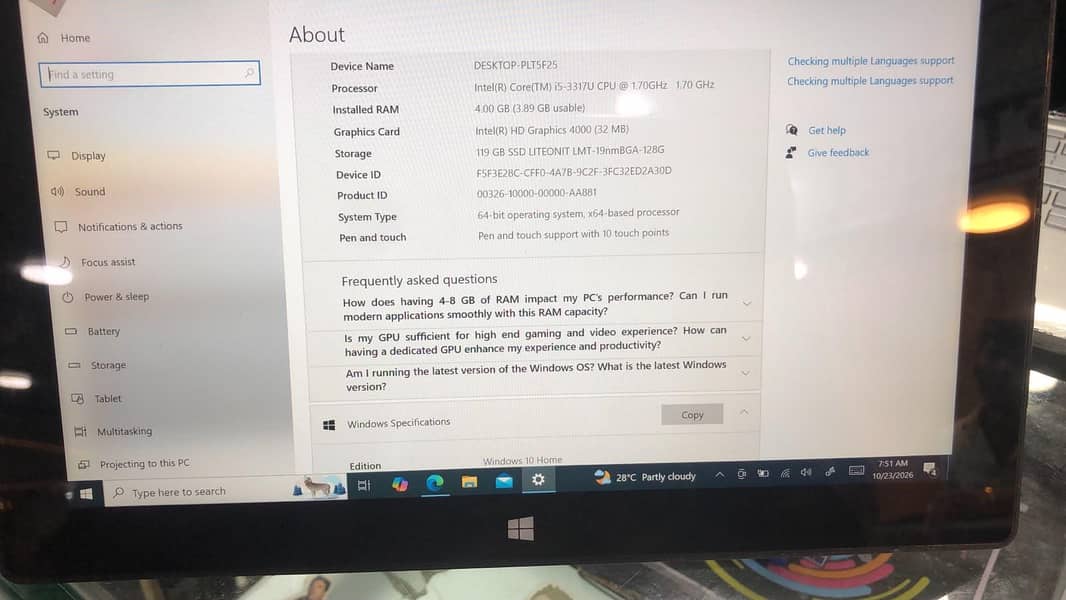 surface  laptop 4
