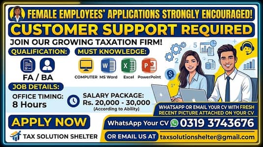 Customer support & Assistant