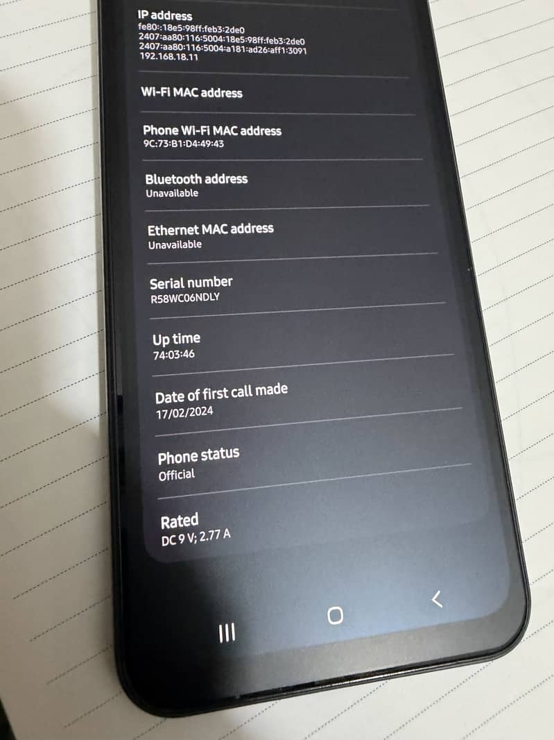 Samsung Mobile A24 0