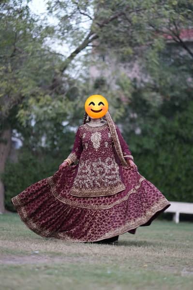 bridal dress and valima dress are available brand makha bridal