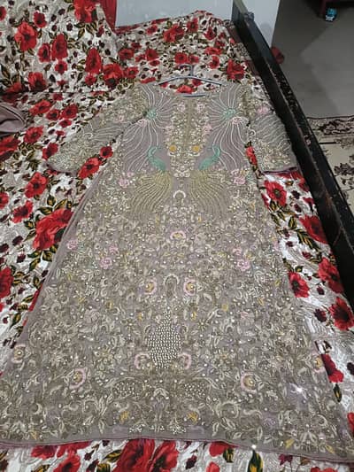 complete bridal maxi with completely dupata trouzar