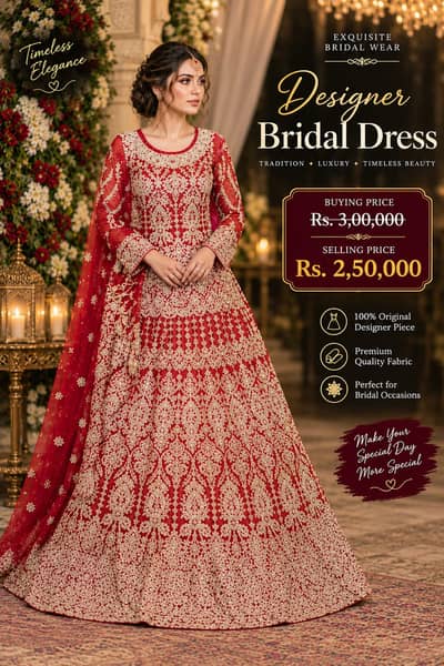 Designer Lehenga | Valima Maxi | Bridal Dress | Bridal Barat Dress