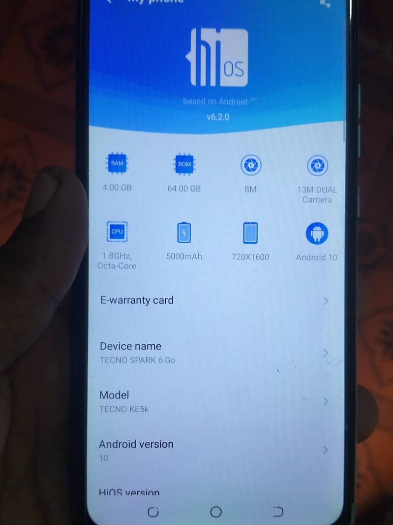 Tecno Spark 6 9