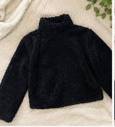 Black fleece jacket Teddy Style