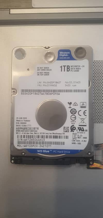 WD 1TB 2.5 hard disk 100%
