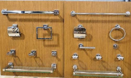 Grace Sanitary bathroom set comolete SS Brass- New box pack Gujranwala