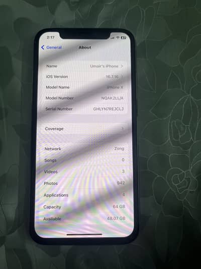 Apple iPhone X