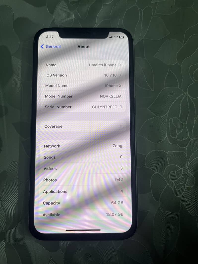 Apple iPhone X 0