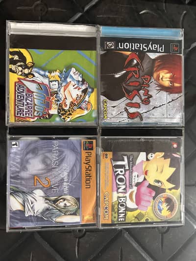 Dino Crisis, The Missadventure of Tron Bonne, Perasite of eve 2, Jojo