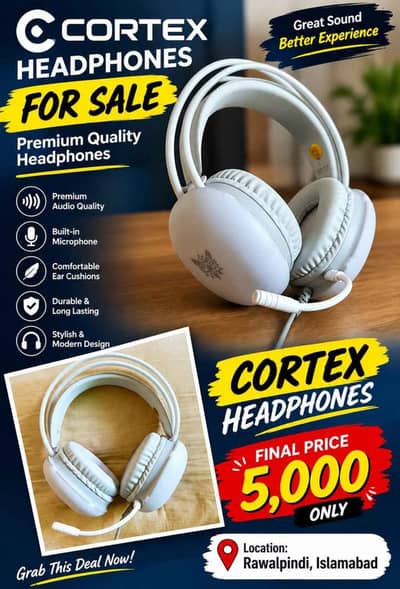Cortex headphones for sell