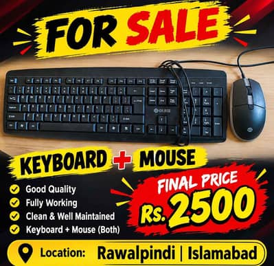 keyboard+ mouse for sell