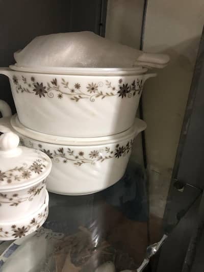72 Pieces Complete Opal Ware Dinner Set – Brand New Condition