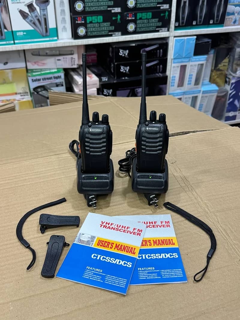Motorola MT918 Walkie Talkie Analog Two-Way Radio With 2 to 3km Range ...