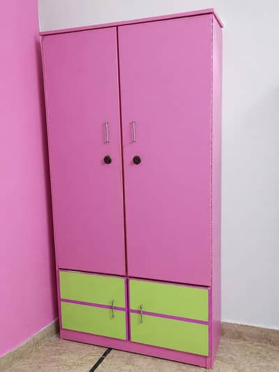 2 Door Wooden Wardrobe