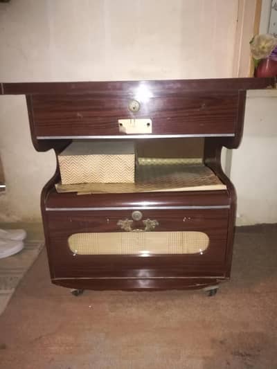 Wooden Tv Trolley