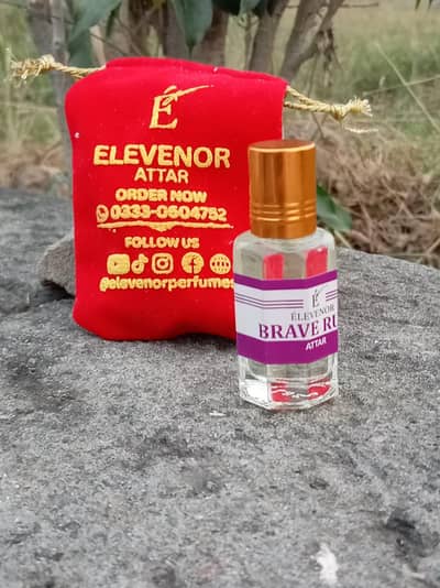Brave Rush 12ml Attar For Men