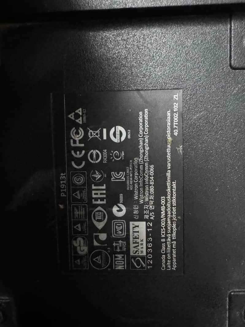 del 20inch lcd 2
