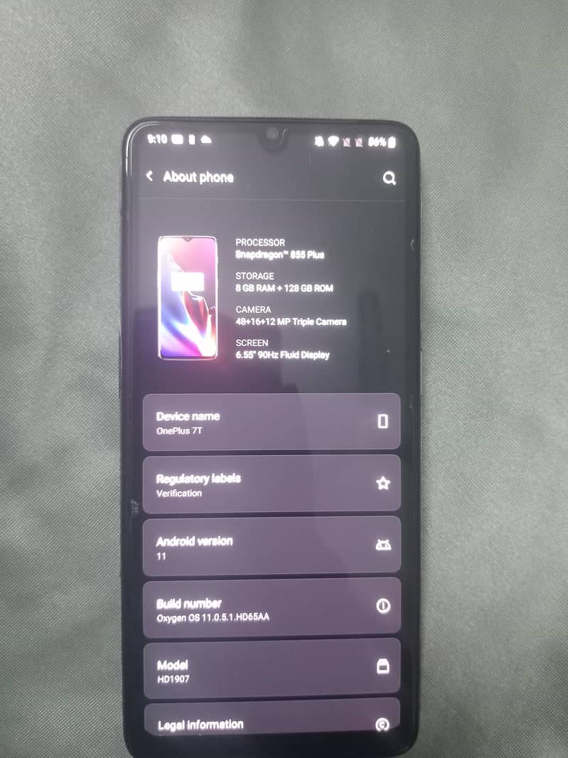One Plus 7T ALL OK NO ISSUE 5