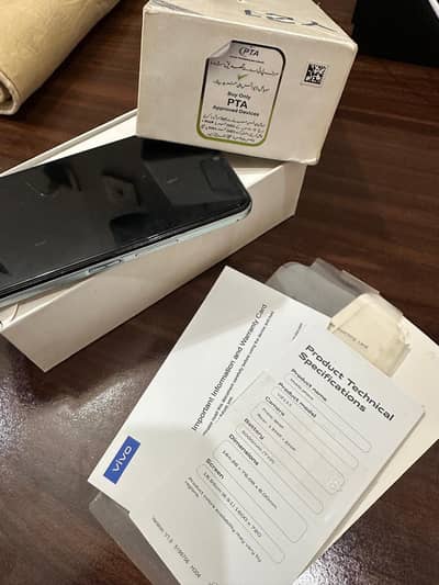 Vivo Y21 PTA approved with box charger Urgent sale