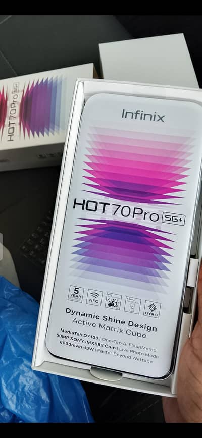 Infinix Hot 70 pro 5g  8/128