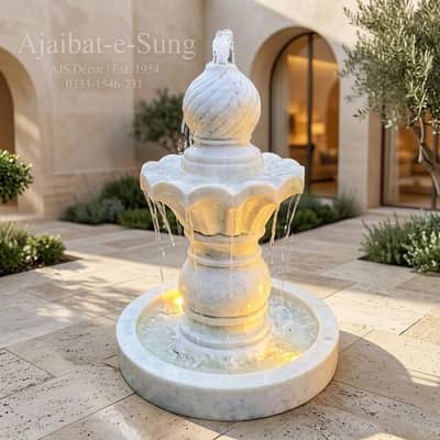 Premium Garden Fountain / Lawn Fountain / Waterfall / Bench / Planter