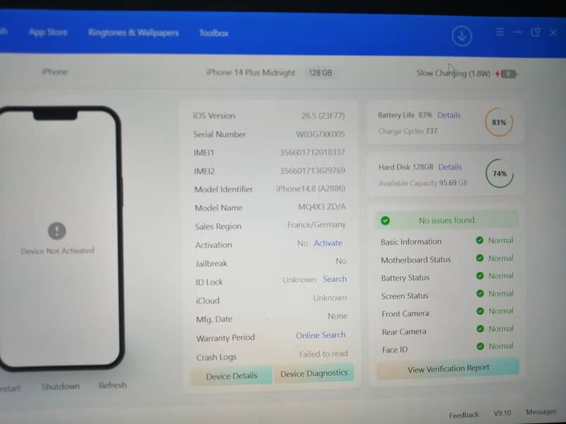 Apple iPhone 14 plus 9