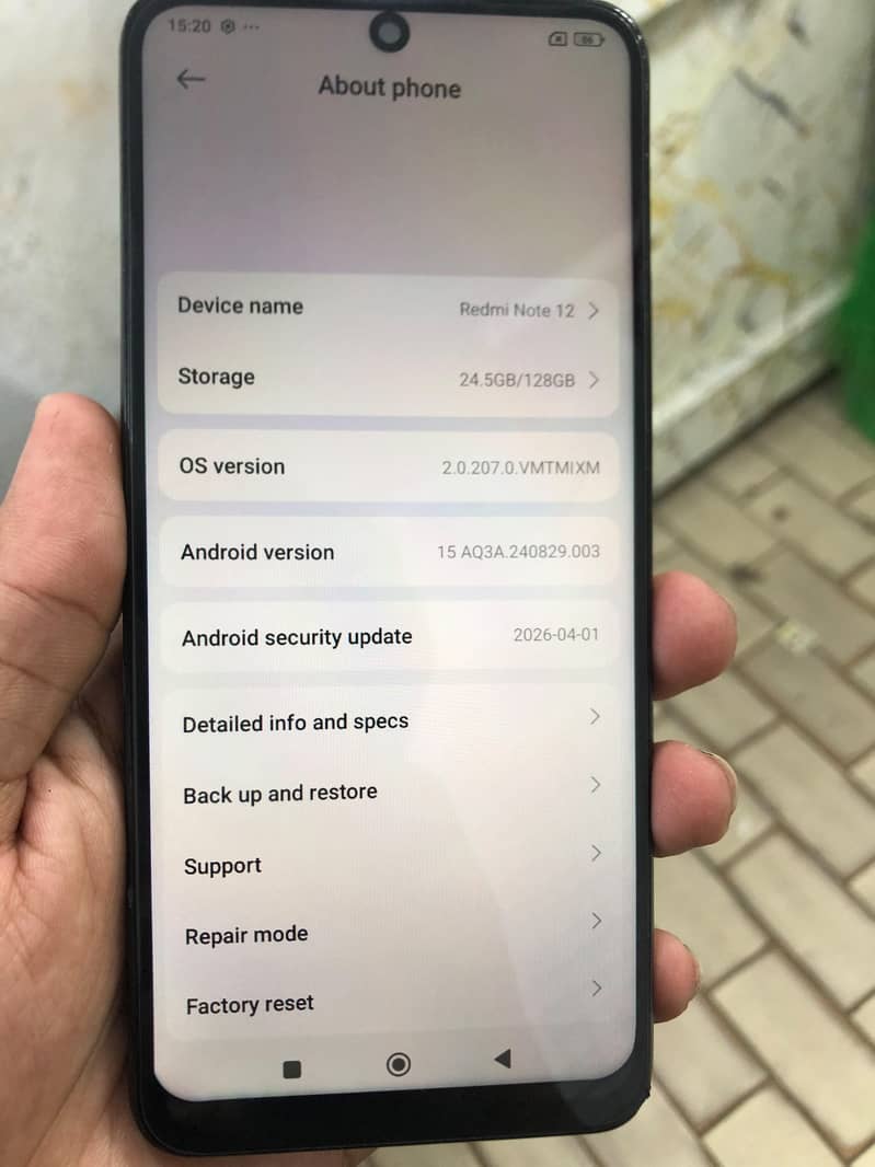 Xiaomi Redmi Note 12 6