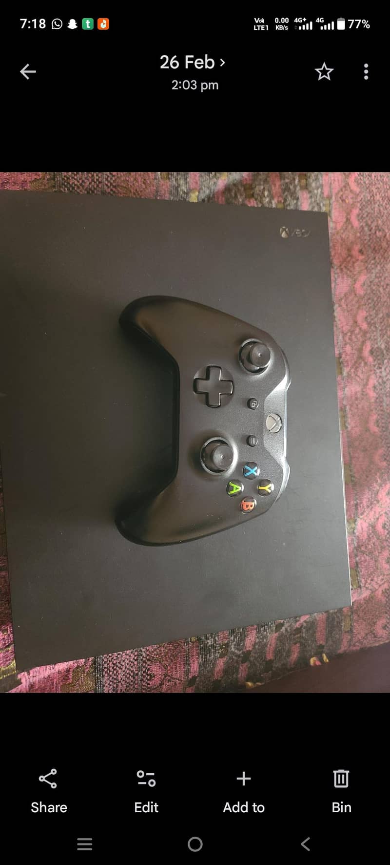 Xbox one x 1