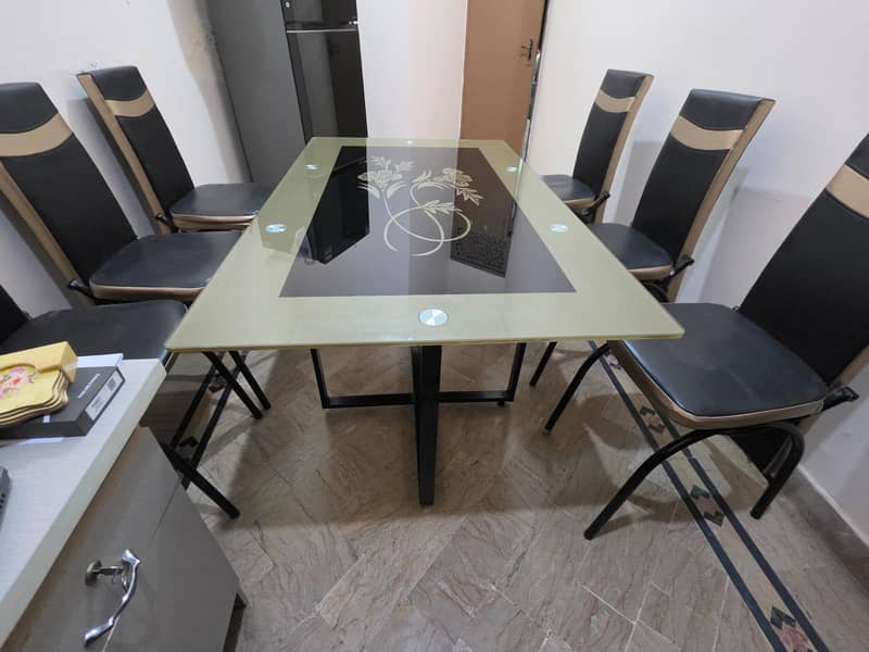 dining table with 6 chairs 2