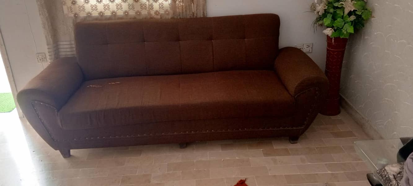 brown colored sofa set 4