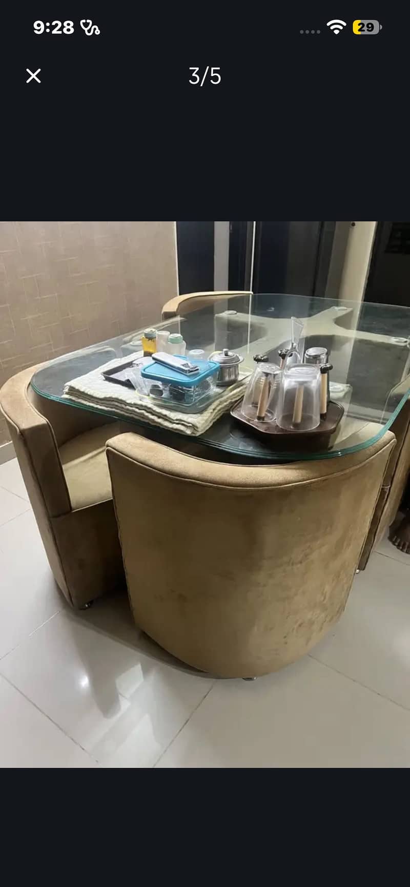 6 Seater Sofa Dining Table 1