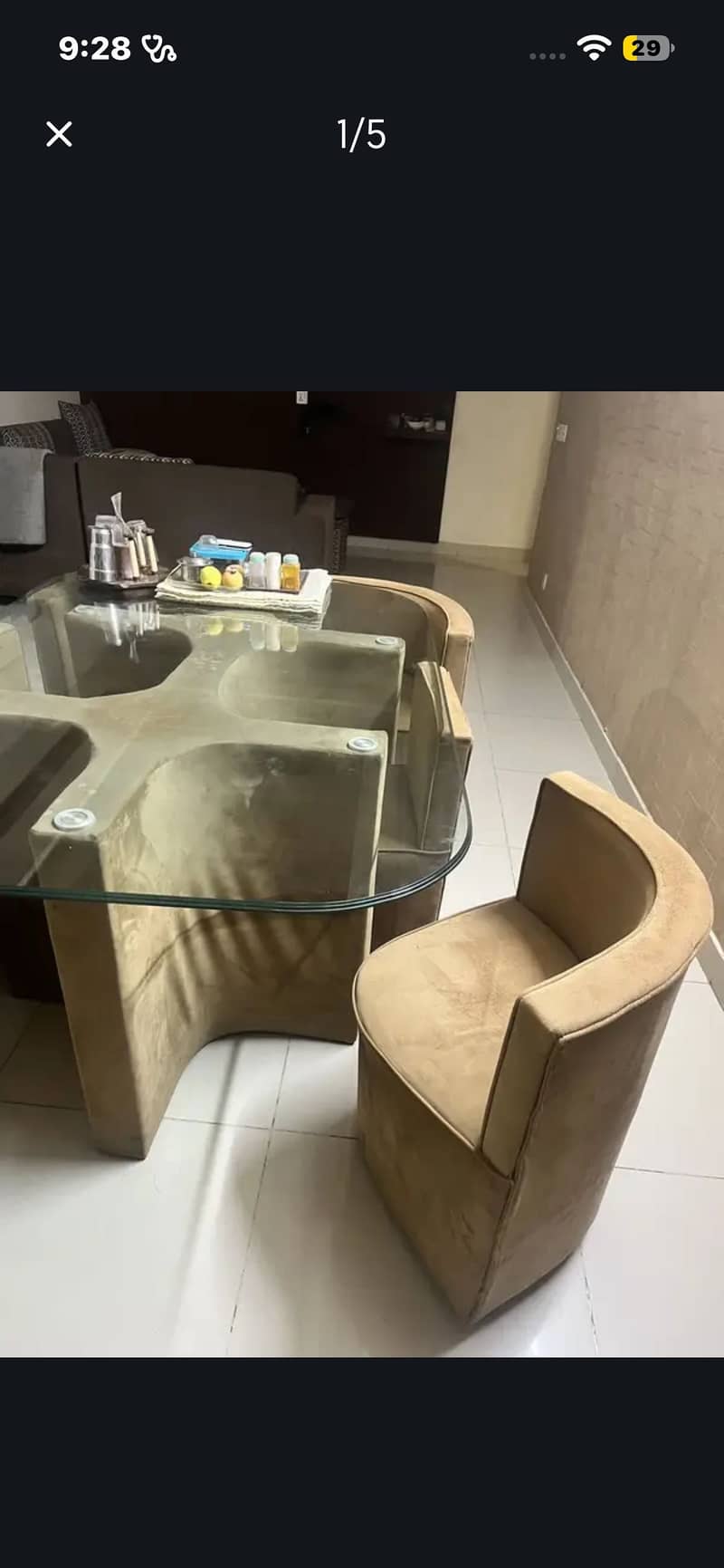 6 Seater Sofa Dining Table 2