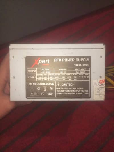 Xpert 500W ATX Power Supply for Desktop PC