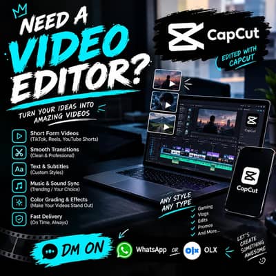 Professional Capcut / Social Media / Tiktok / YT / Graphics Editor