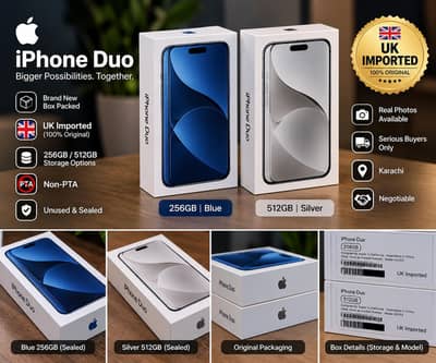 BRAND NEW IPHONE DUO I BOX PACKED I UK IMPORT