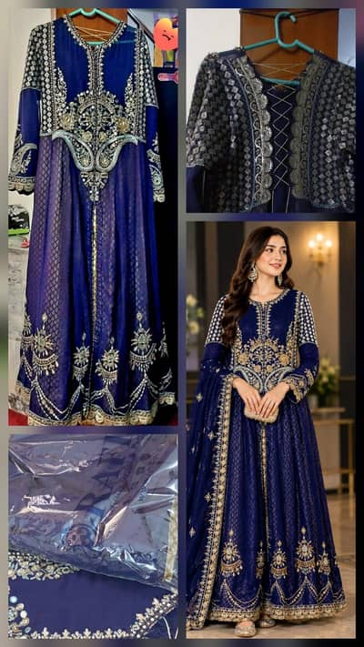Brended embroidery maxi