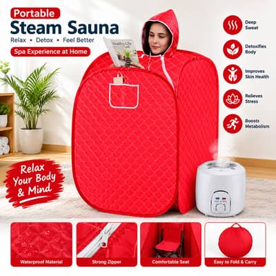 Foldable & Portable Full Body Steam Sauna Tent Home 0315 2770422