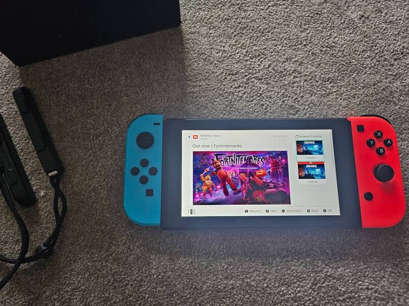 Nintendo Switch V2 With complete accessories 3