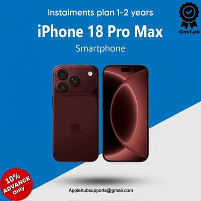 Apple iPhone 18 Pro Max on instalment