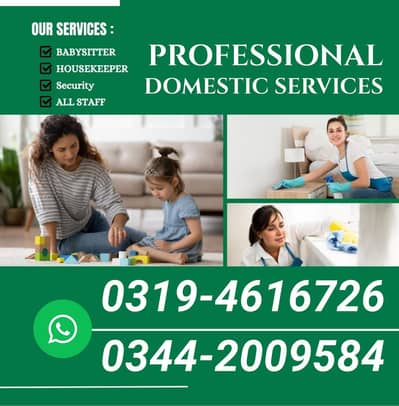 Maid /Cook/ Baby Care / Patient Care / Nurse / Kitchen Helper/ Driver