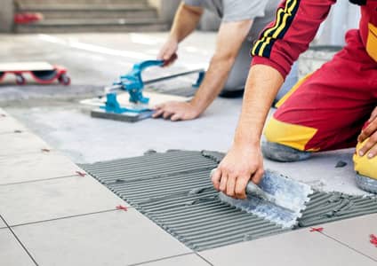 Tile marble mason