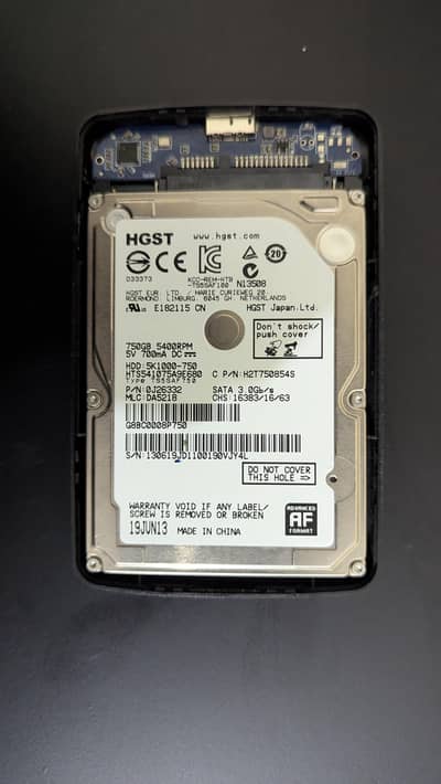 750gb external HDD with 3.0 case