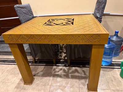 Dining table with four chairs