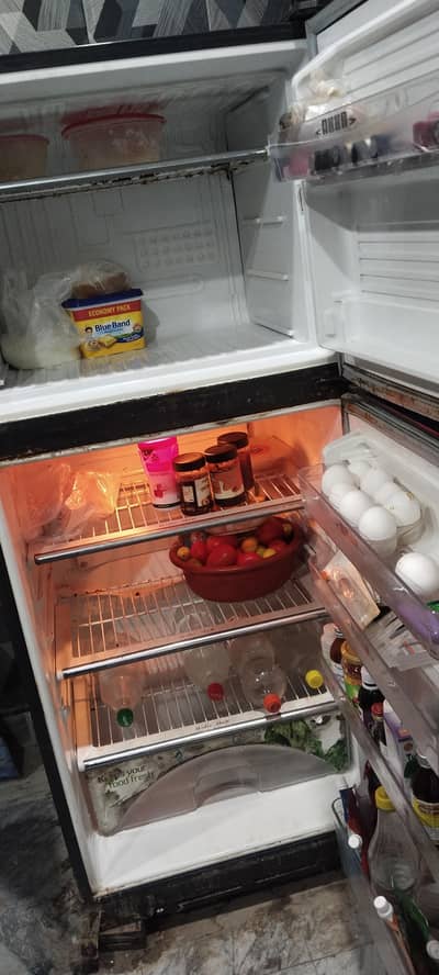 Dawlance 9170 WBGD Glass Door Black Glass inverter Refrigerator